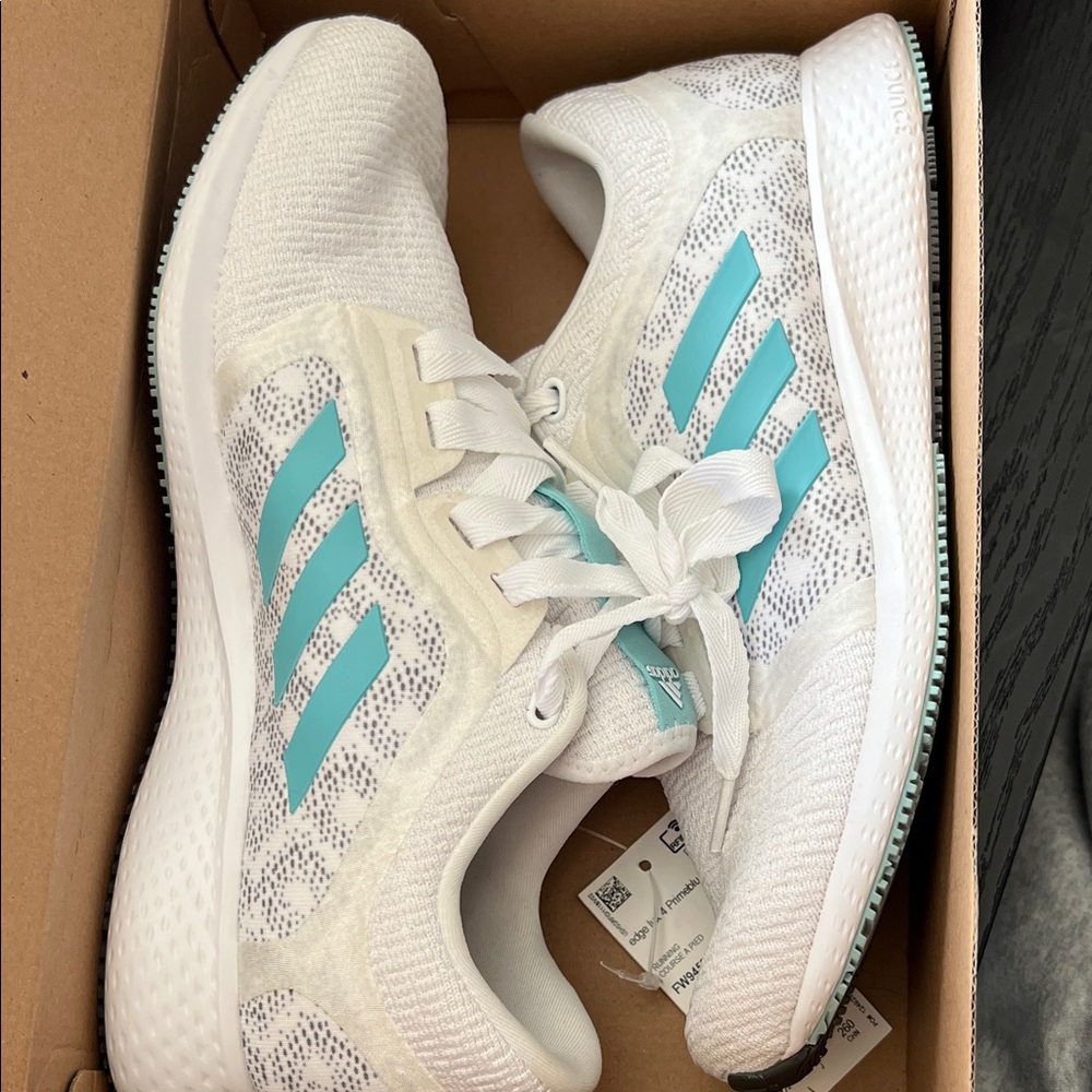 Adidas Edge Lux 4 Primeblue Shoes with Blue Accents